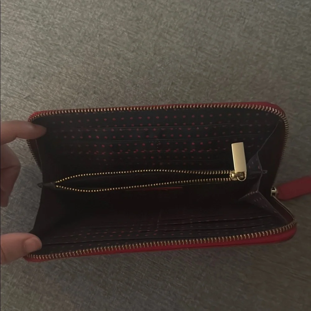 Talbots Red Wallet - Picture 2 of 3